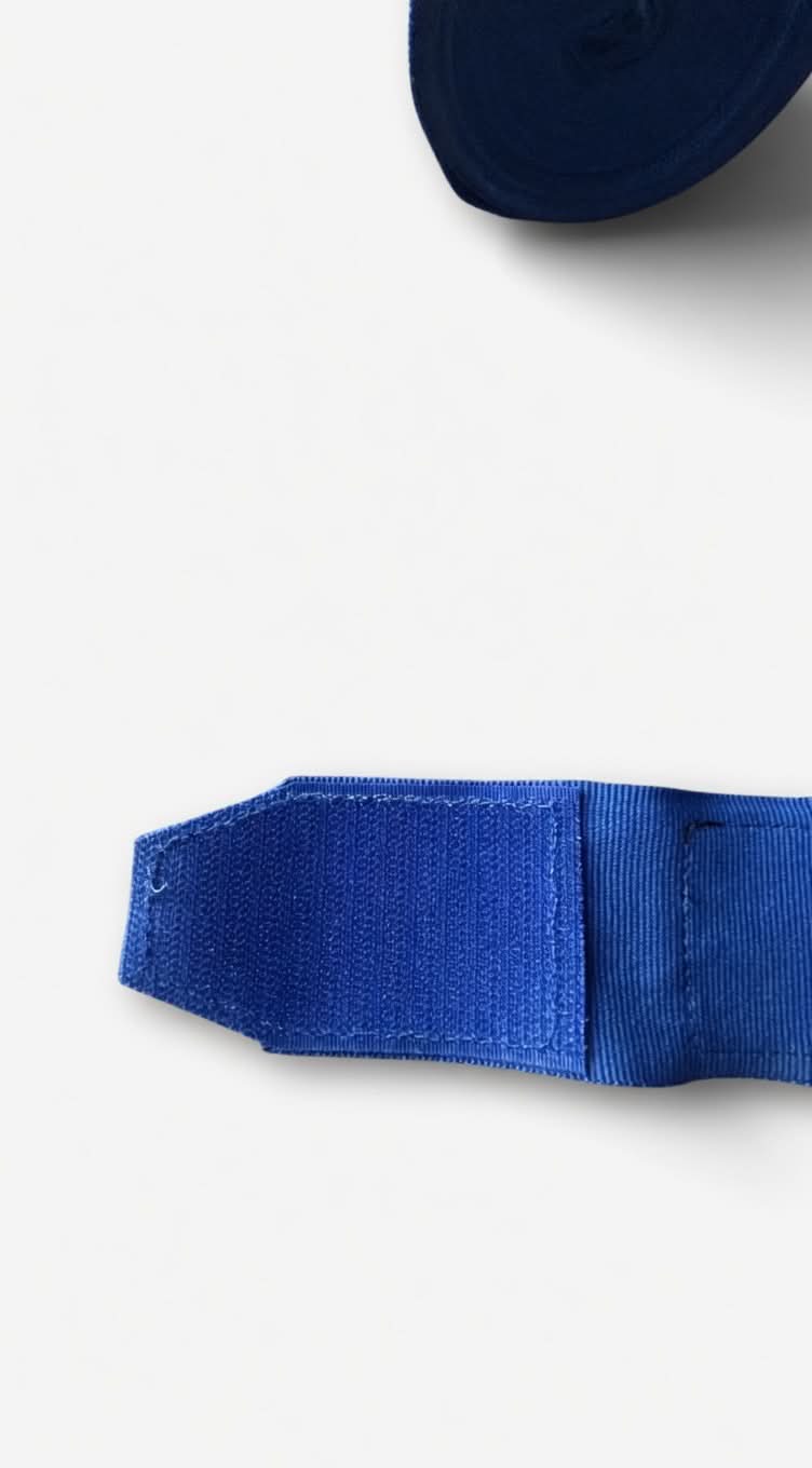 Forged for Combat Premium Boxing MMA Hand Wraps - Blue 4.5m