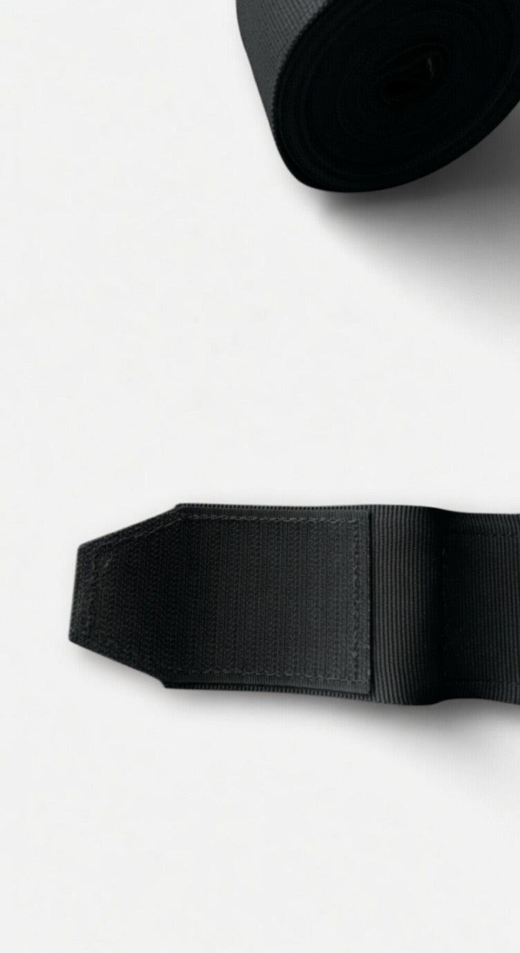 Premium Boxing MMA Hand Wraps - Black 4.5m (Adults)