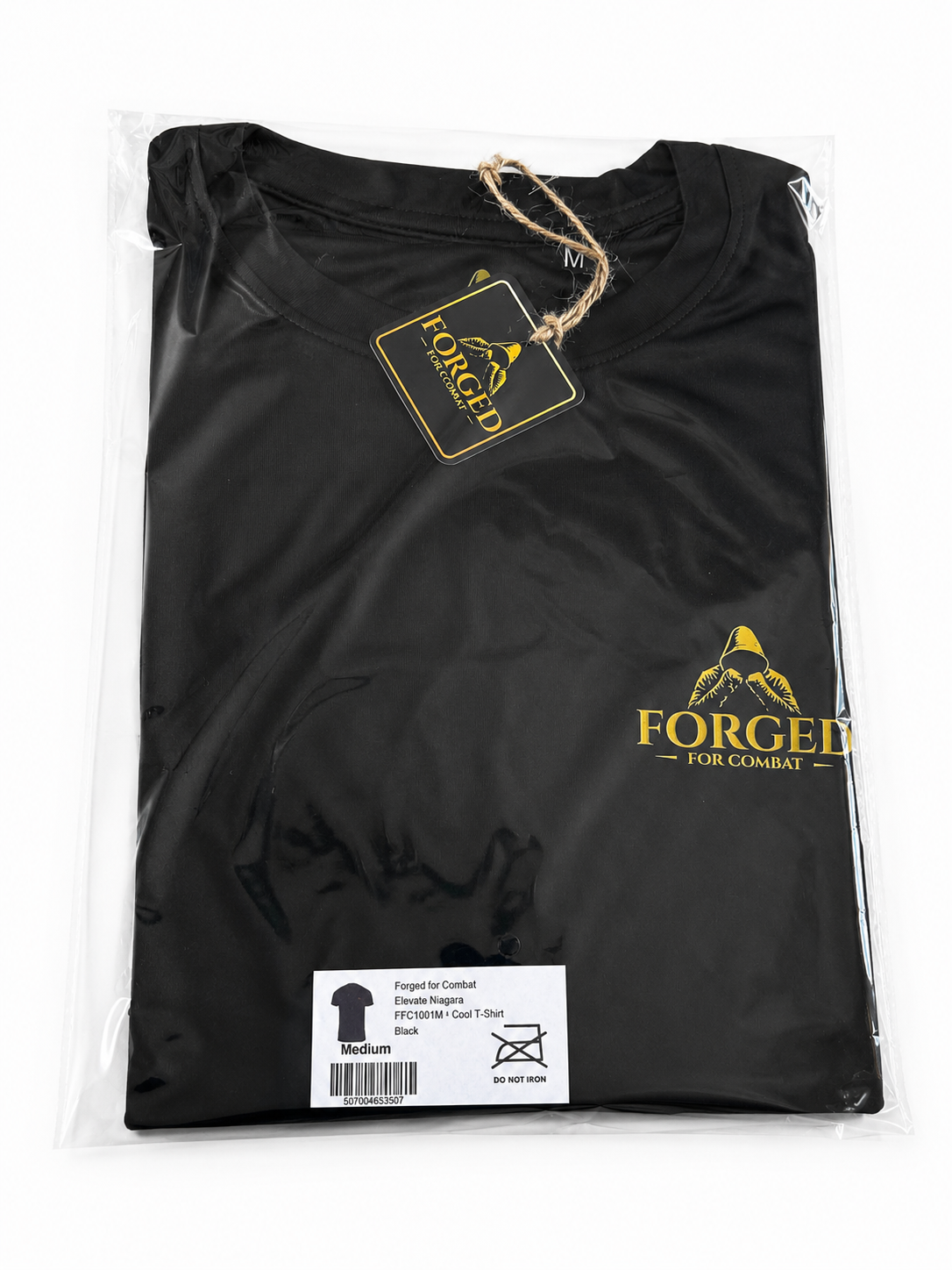 Forged for Combat - Black Training Gym Shirt 