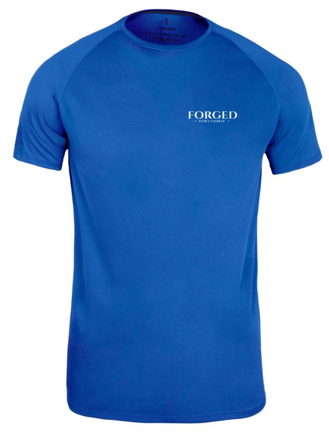 Forged for Combat - Blue Training T-Shirt