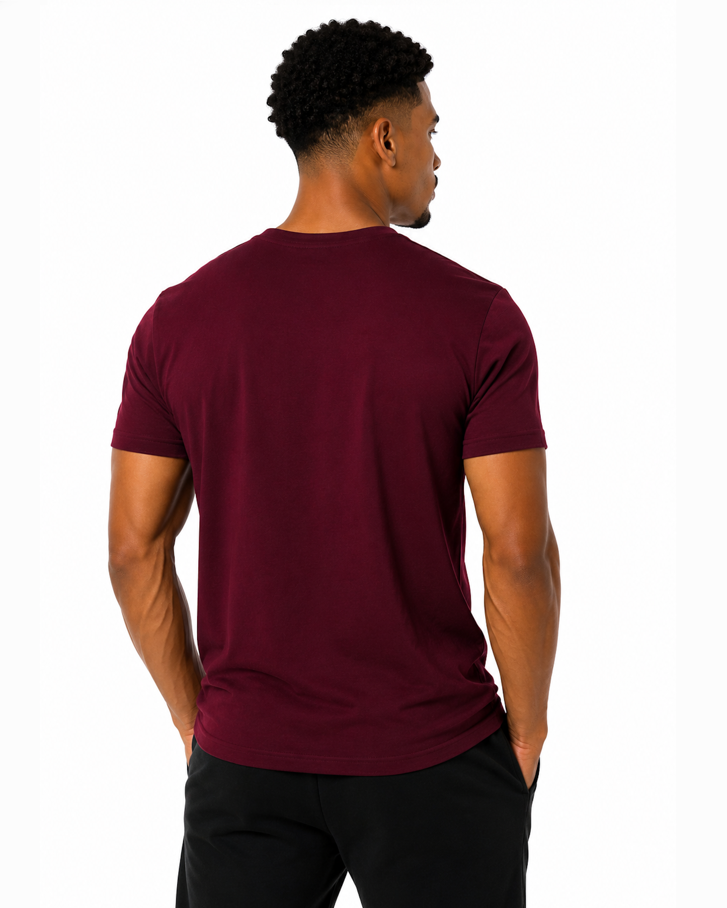 Forged for Combat Burgundy Training Gym Cool T-Shirt