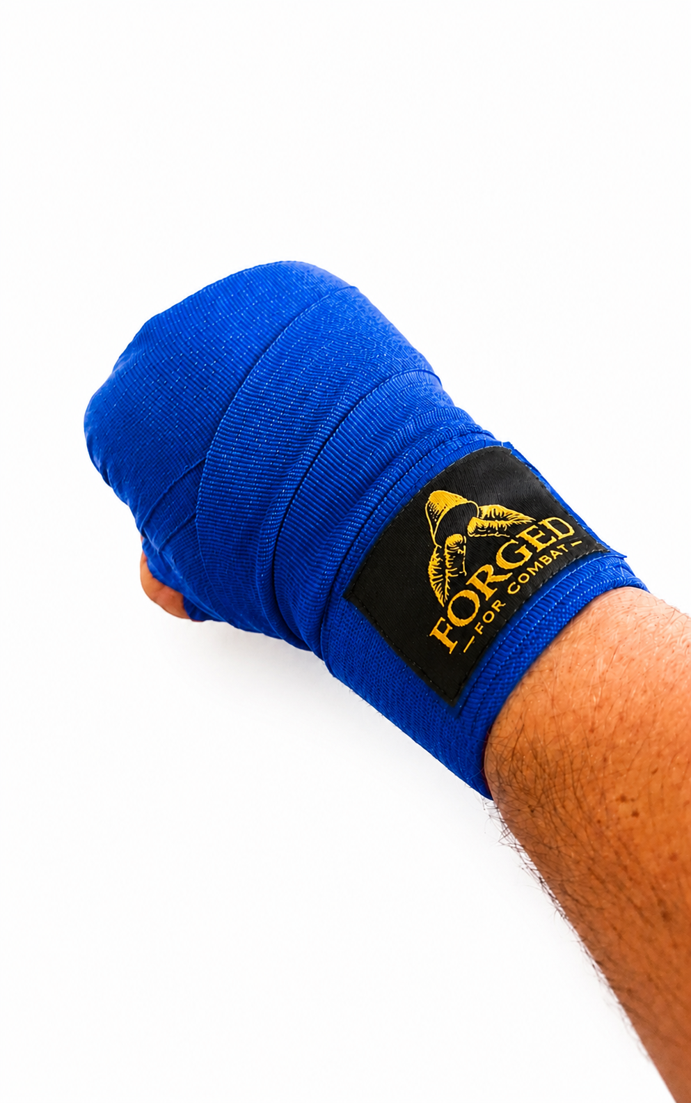 Forged for Combat - Premium Boxing MMA Hand Wraps - Blue 3m (Kids)
