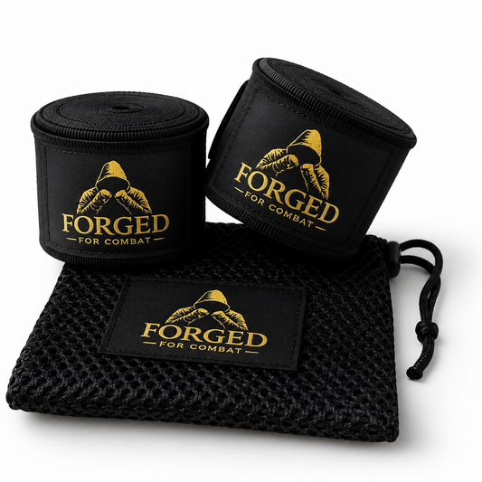 Premium Boxing MMA Hand Wraps - Black 3m (Kids)