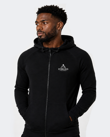 Forged for Combat - Black Training Hoodie
