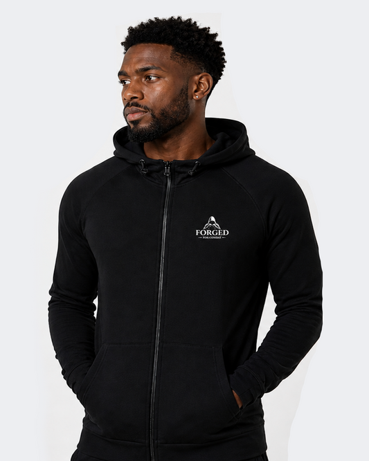 Forged for Combat - Black Training Hoodie