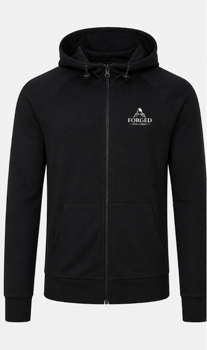 Forged for Combat - Black Training Hoodie