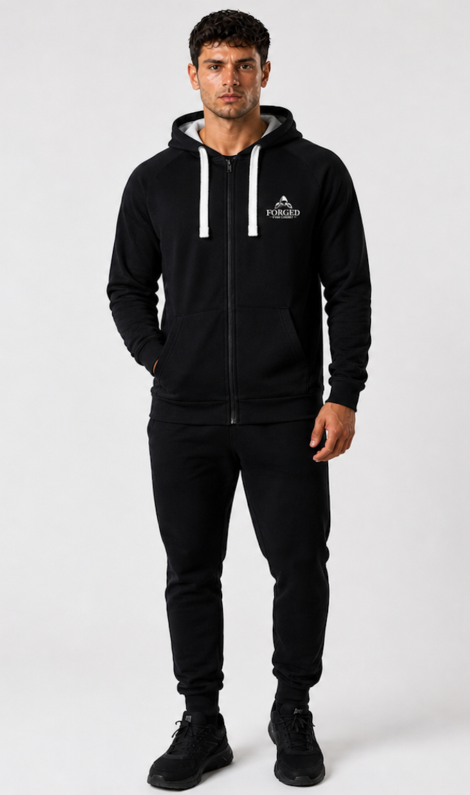 Forged for Combat - Black High Quality Hoodie