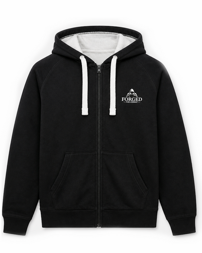 Forged for Combat - Black High Quality Hoodie